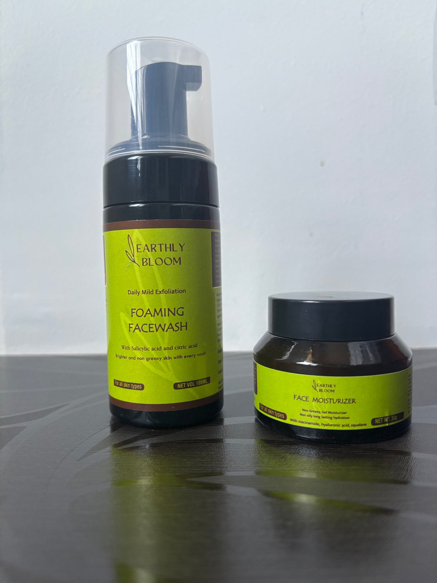 Clear & Hydrate Skincare Combo – Foaming Face Wash + Oil-Free Gel Moisturiser